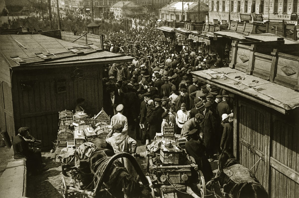 Сухаревский рынок в Москве 1920-е